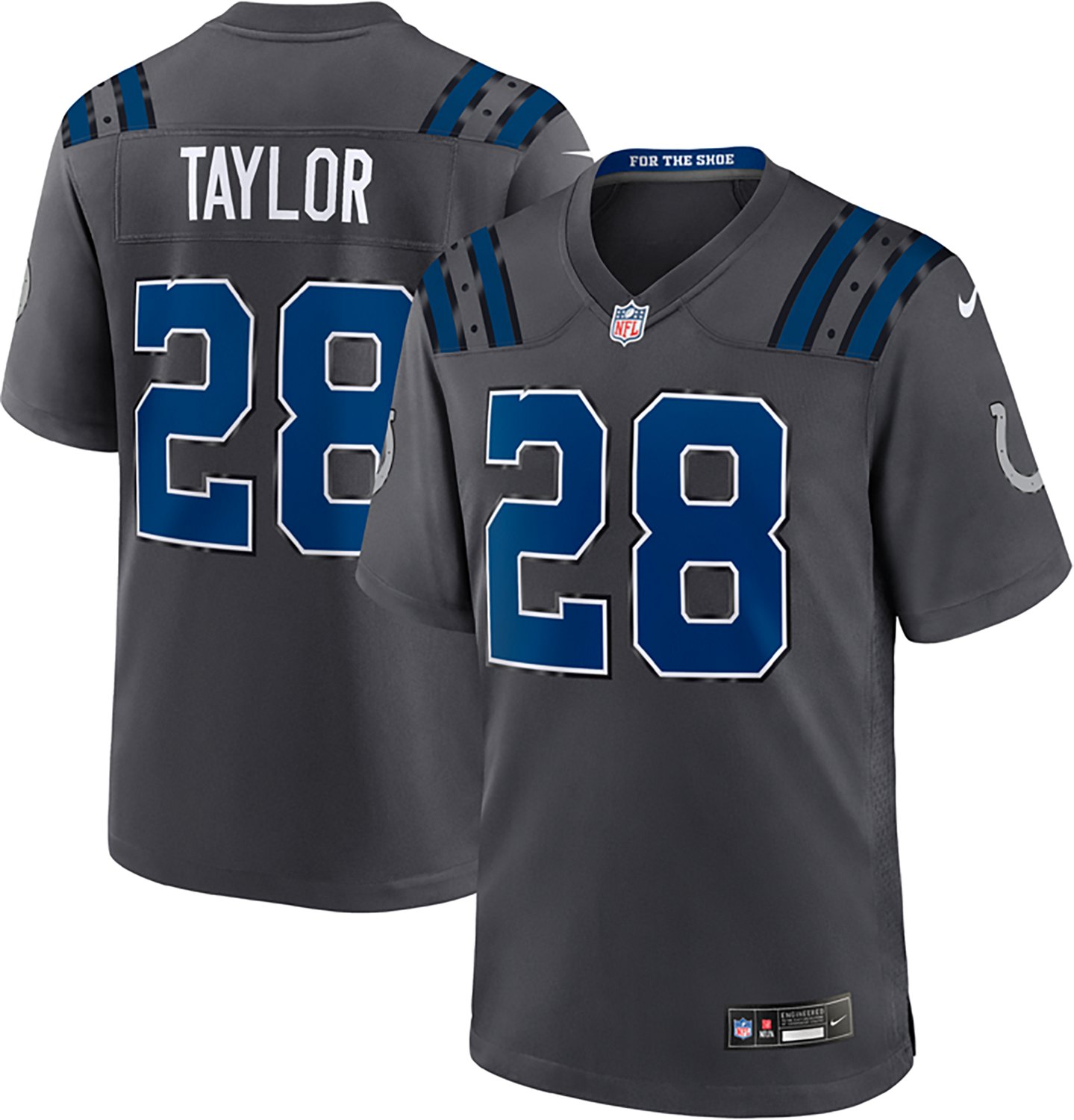 Nike Men's Indianapolis Colts Jonathan Taylor #28 Rivalries Game Jersey