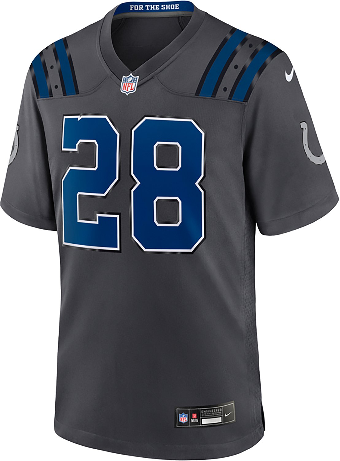 Nike Men's Indianapolis Colts Jonathan Taylor #28 Rivalries Game Jersey - view number 3