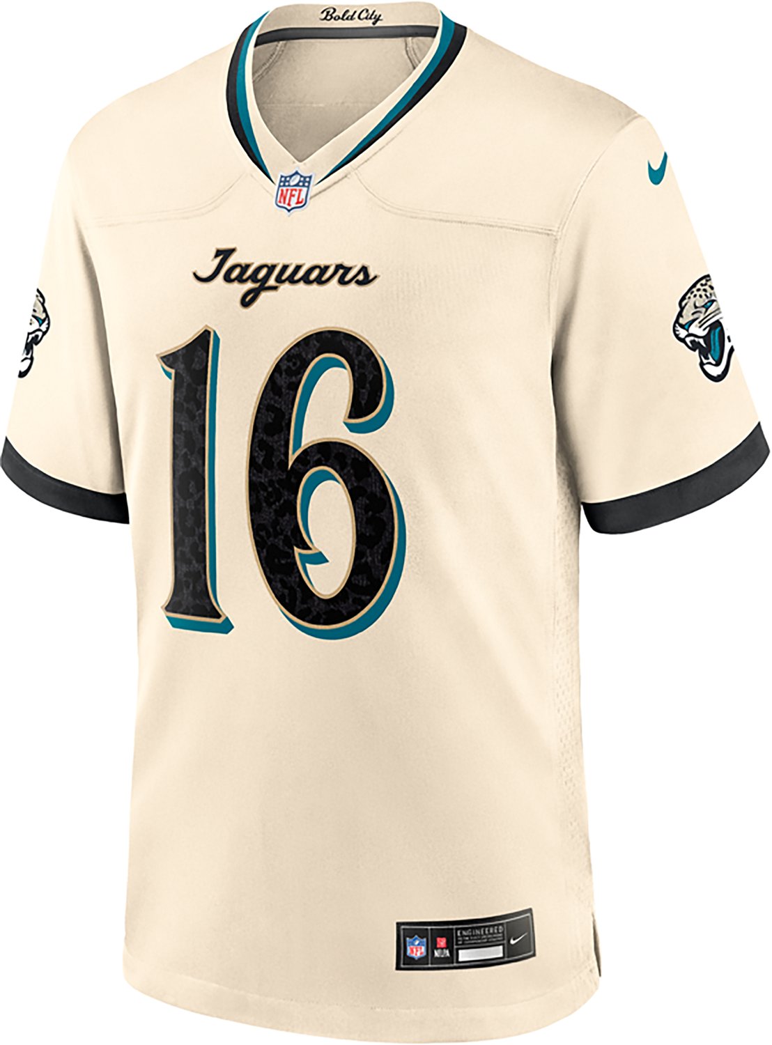 Nike Men's Jacksonville Jaguars Trevor Lawrence #16 Rivalries Game Jersey - view number 3