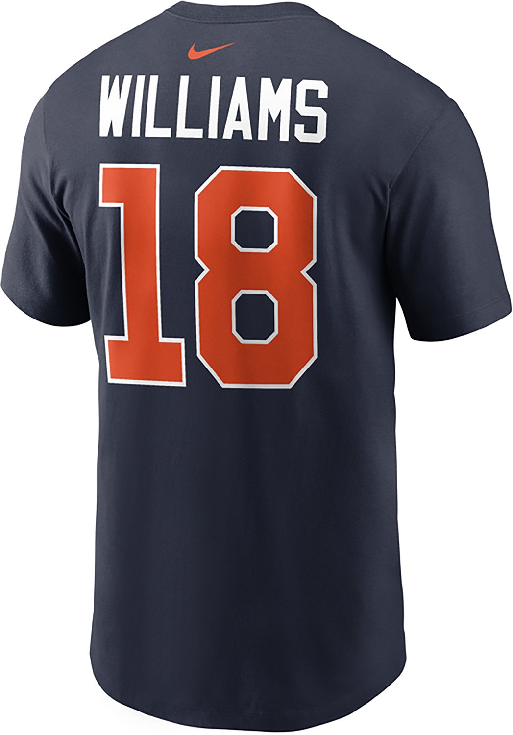 Nike Men's Chicago Bears Caleb Williams #18 Rivalries Graphic T-shirt - view number 2