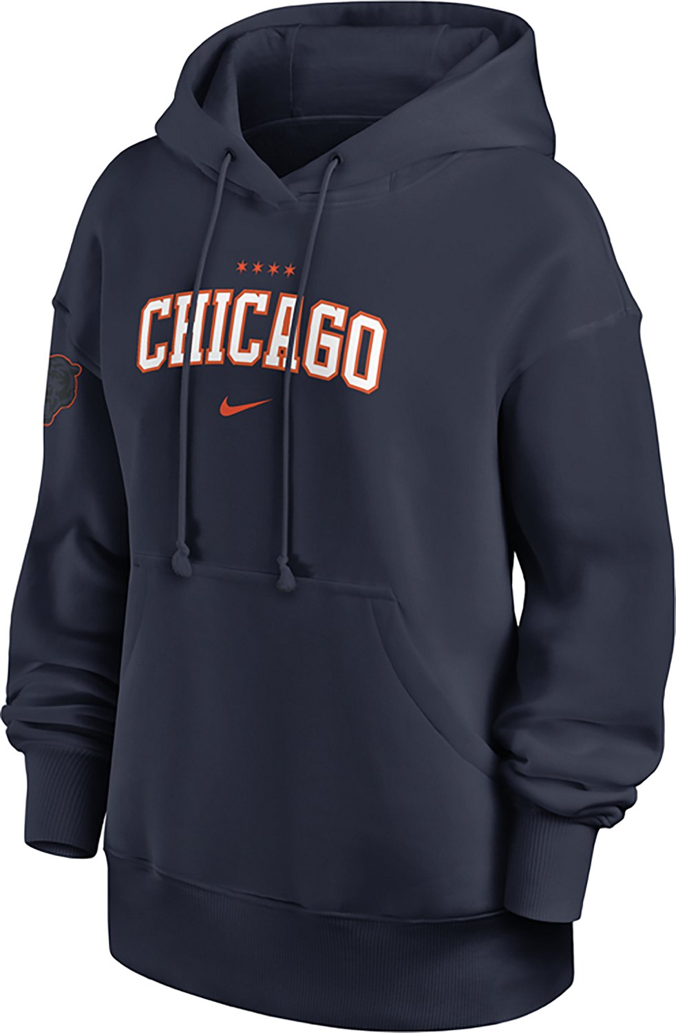 Nike Women's Chicago Bears Rivalries Phoenix Oversized Hoodie - view number 2