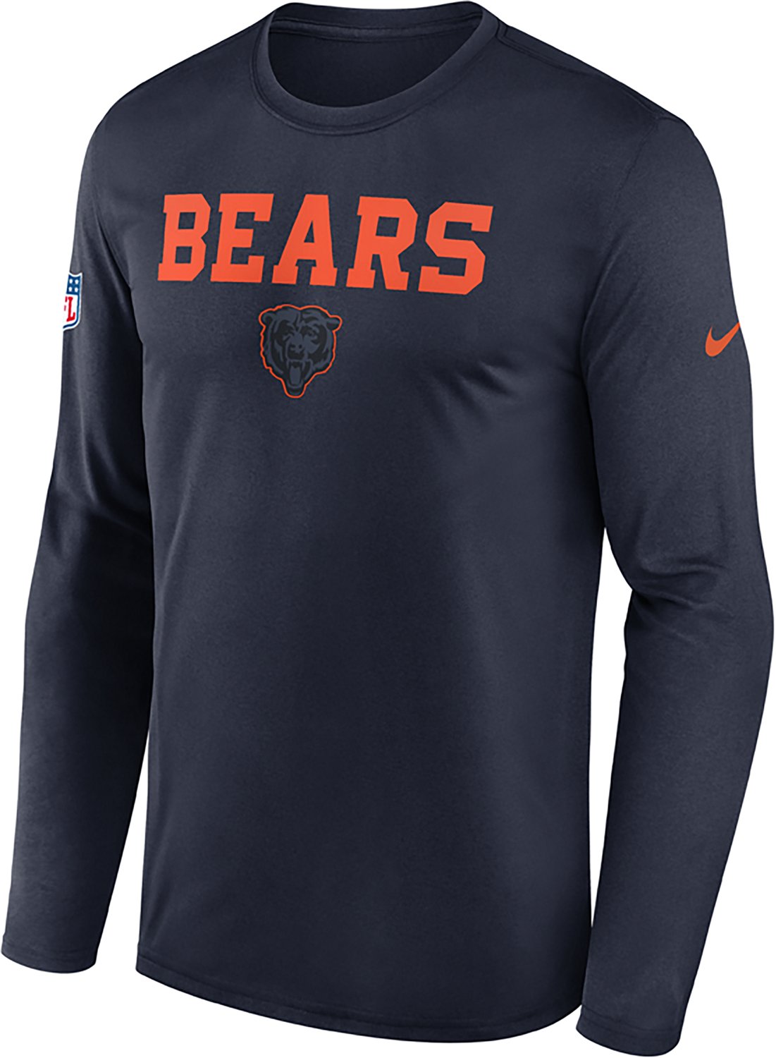 Nike Men's Chicago Bears Rivalries Dri-FIT Small Logo Legend Graphic T-shirt - view number 2