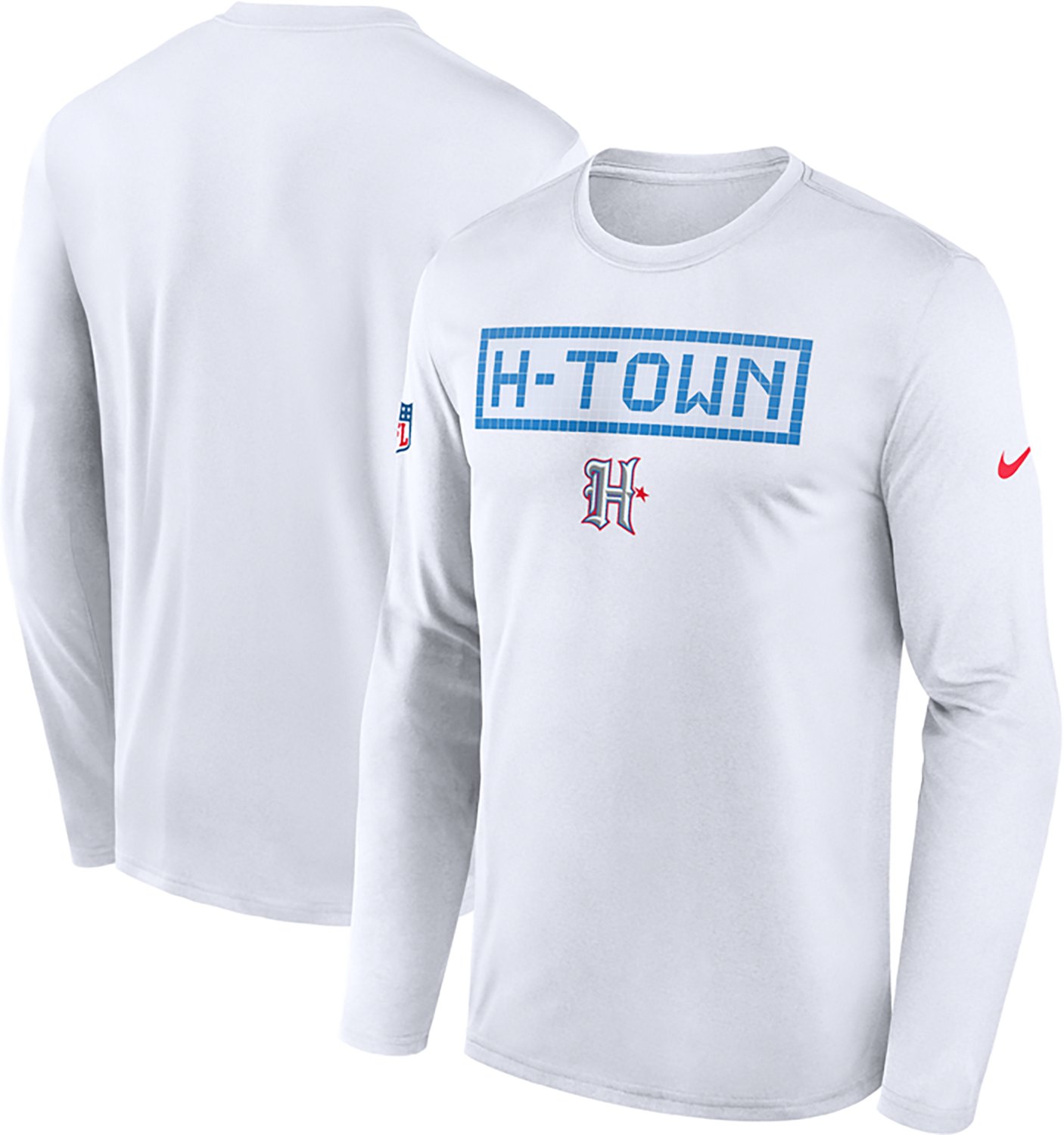 Nike Men's Houston Texans Rivalries Dri-FIT Small Logo Legend Graphic T-shirt