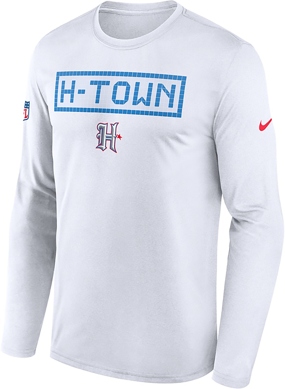 Nike Men's Houston Texans Rivalries Dri-FIT Small Logo Legend Graphic T-shirt - view number 2