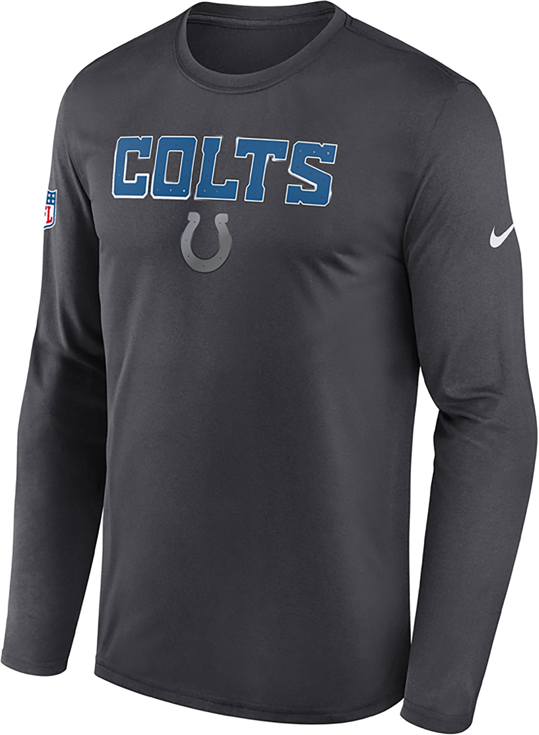 Nike Men's Indianapolis Colts Rivalries Dri-FIT Small Logo Legend Graphic T-shirt - view number 2