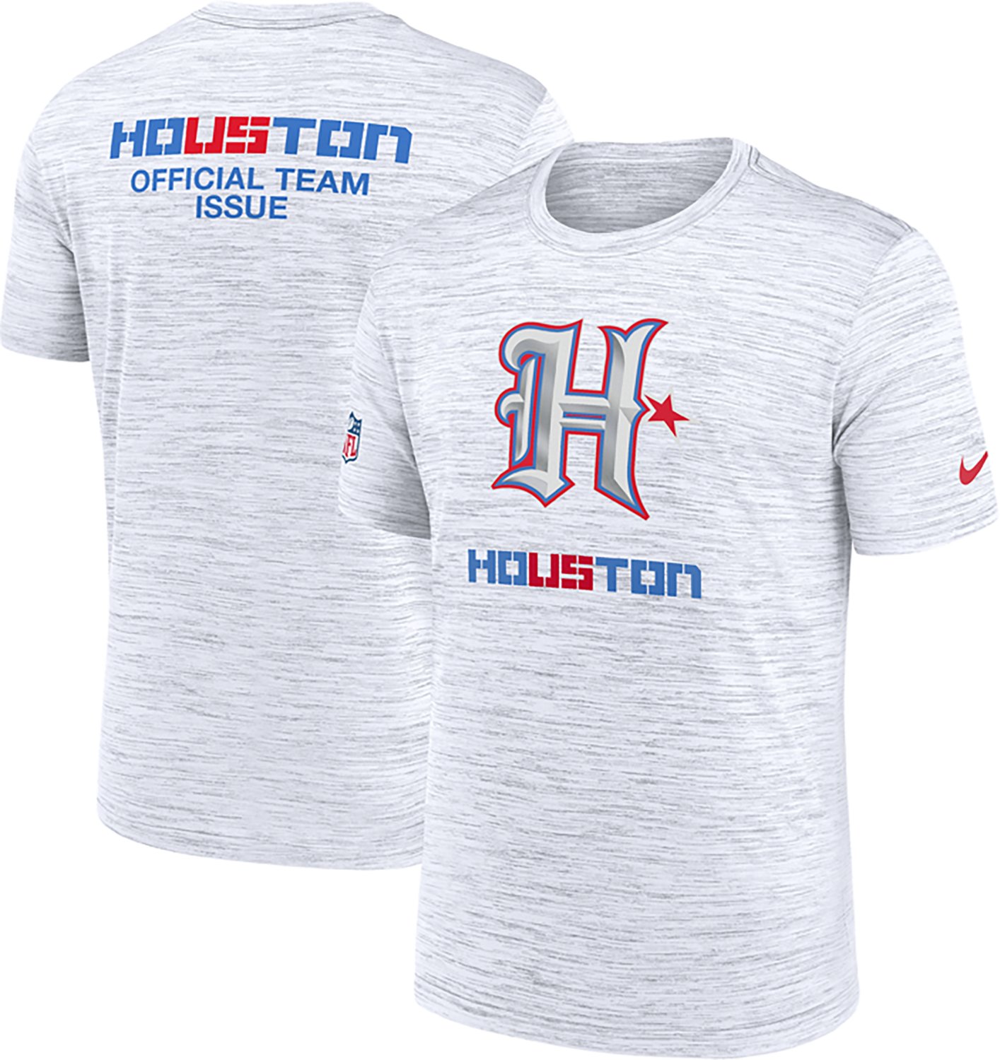 Nike Men's Houston Texans Rivalries Dri-FIT Team Issue Velocity Graphic T-shirt