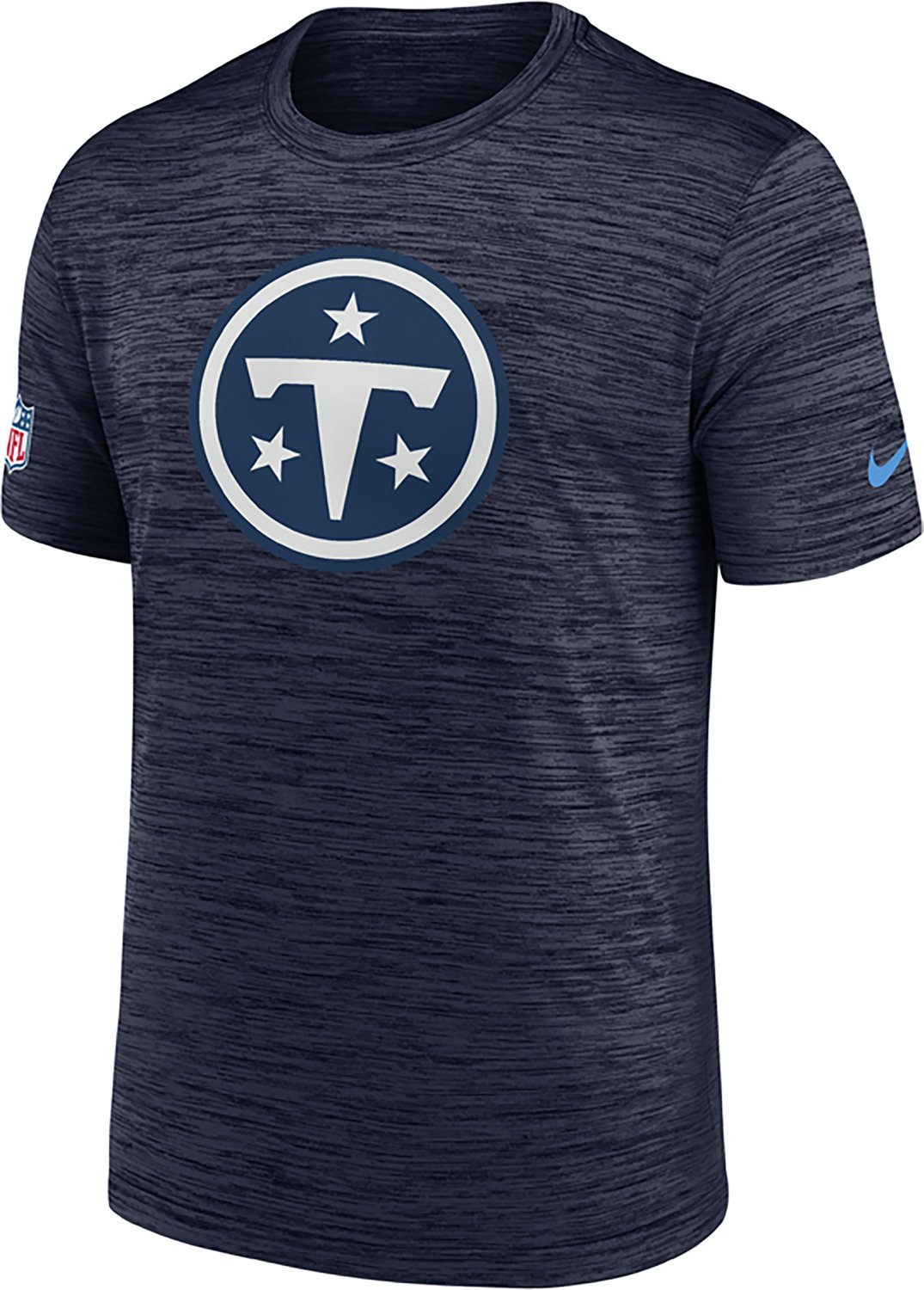 Nike Men's Tennessee Titans Rivalries Dri-FIT Team Issue Velocity Graphic T-shirt - view number 2