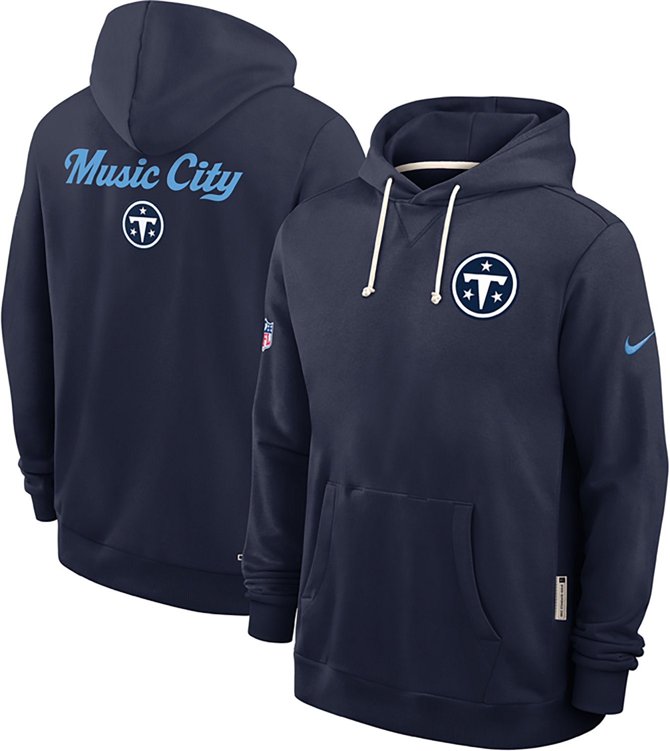 Nike Men's Tennessee Titans Rivalries Dri-FIT Sideline Hoodie