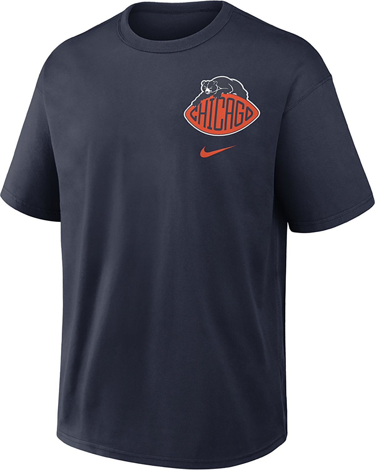 Nike Men's Chicago Bears Rivalries Max 90 Graphic T-shirt - view number 2