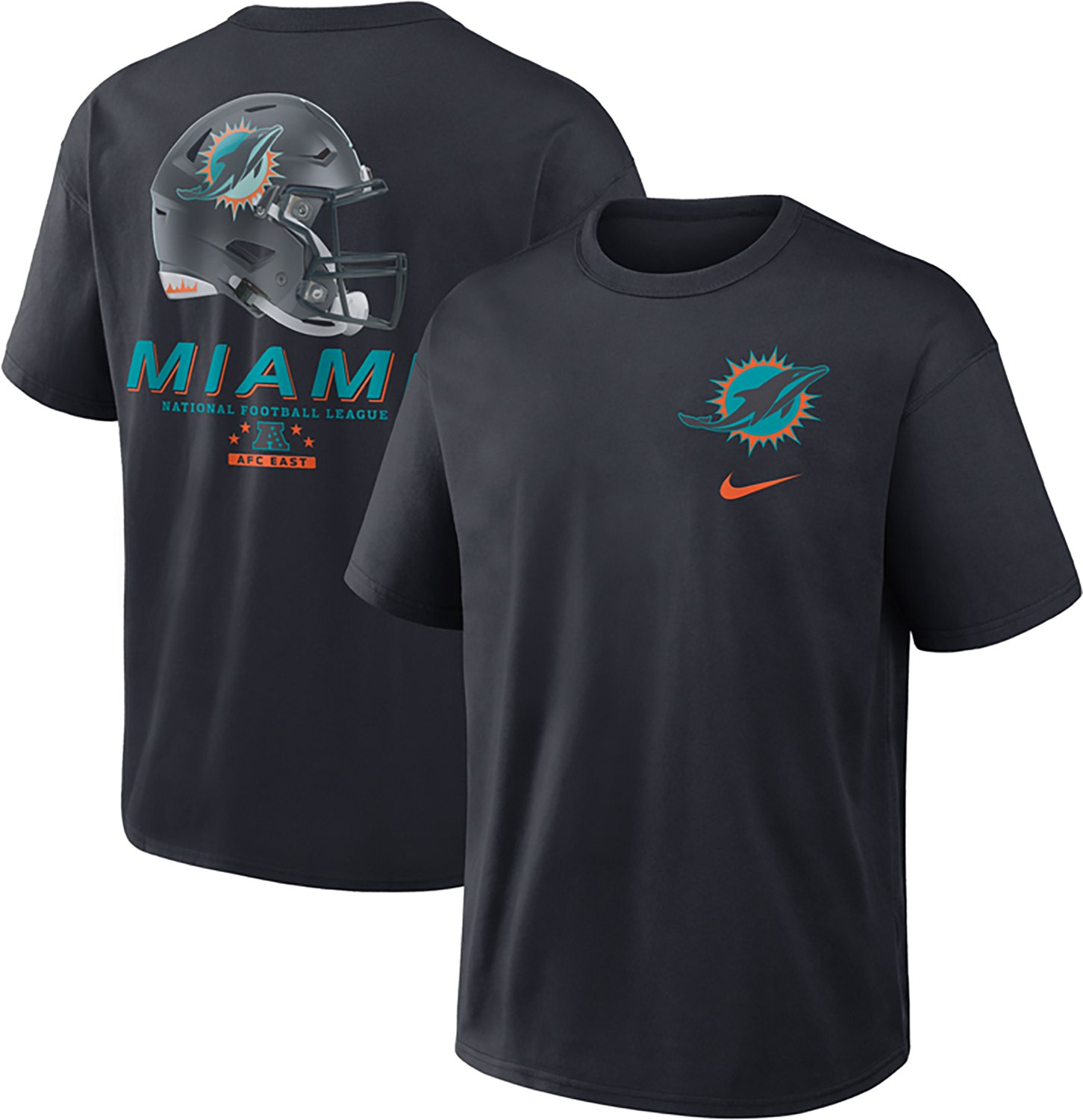 Nike Men's Miami Dolphins Rivalries Max 90 Graphic T-shirt