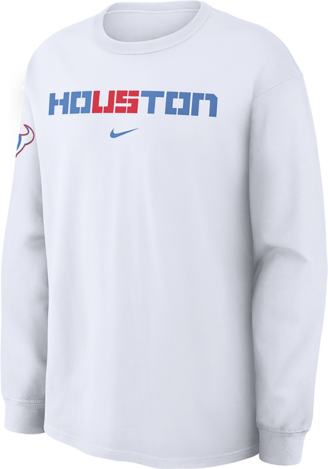 Nike Men's Houston Texans Rivalries Max 90 Long Sleeve Graphic T-shirt - view number 2