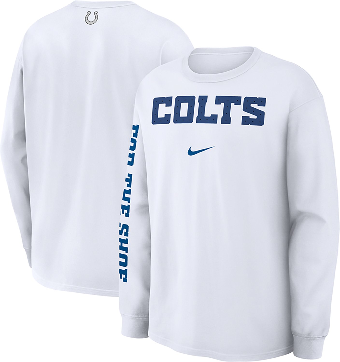 Nike Men's Indianapolis Colts Rivalries Max 90 Long Sleeve Graphic T-shirt