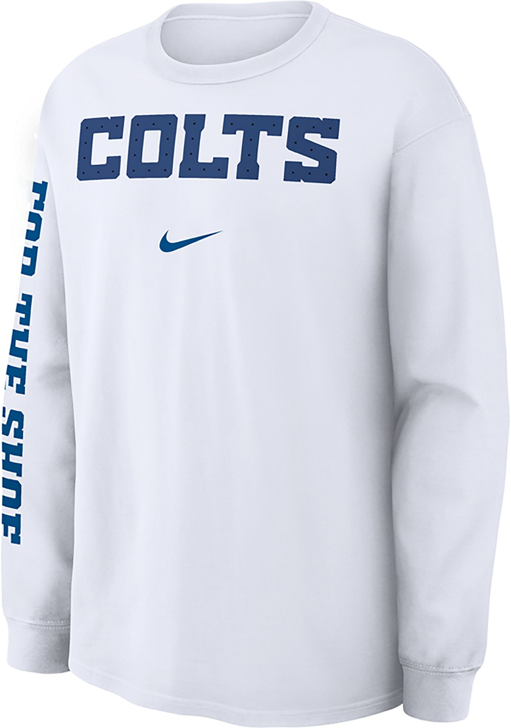 Nike Men's Indianapolis Colts Rivalries Max 90 Long Sleeve Graphic T-shirt - view number 2