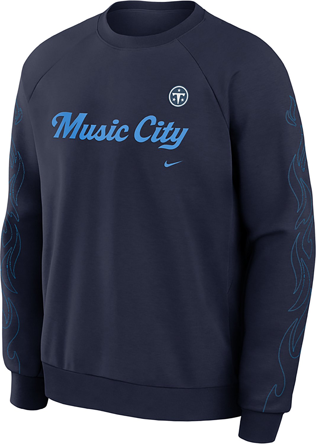 Nike Men's Tennessee Titans Rivalries Dri-FIT Primary Sweatshirt - view number 2