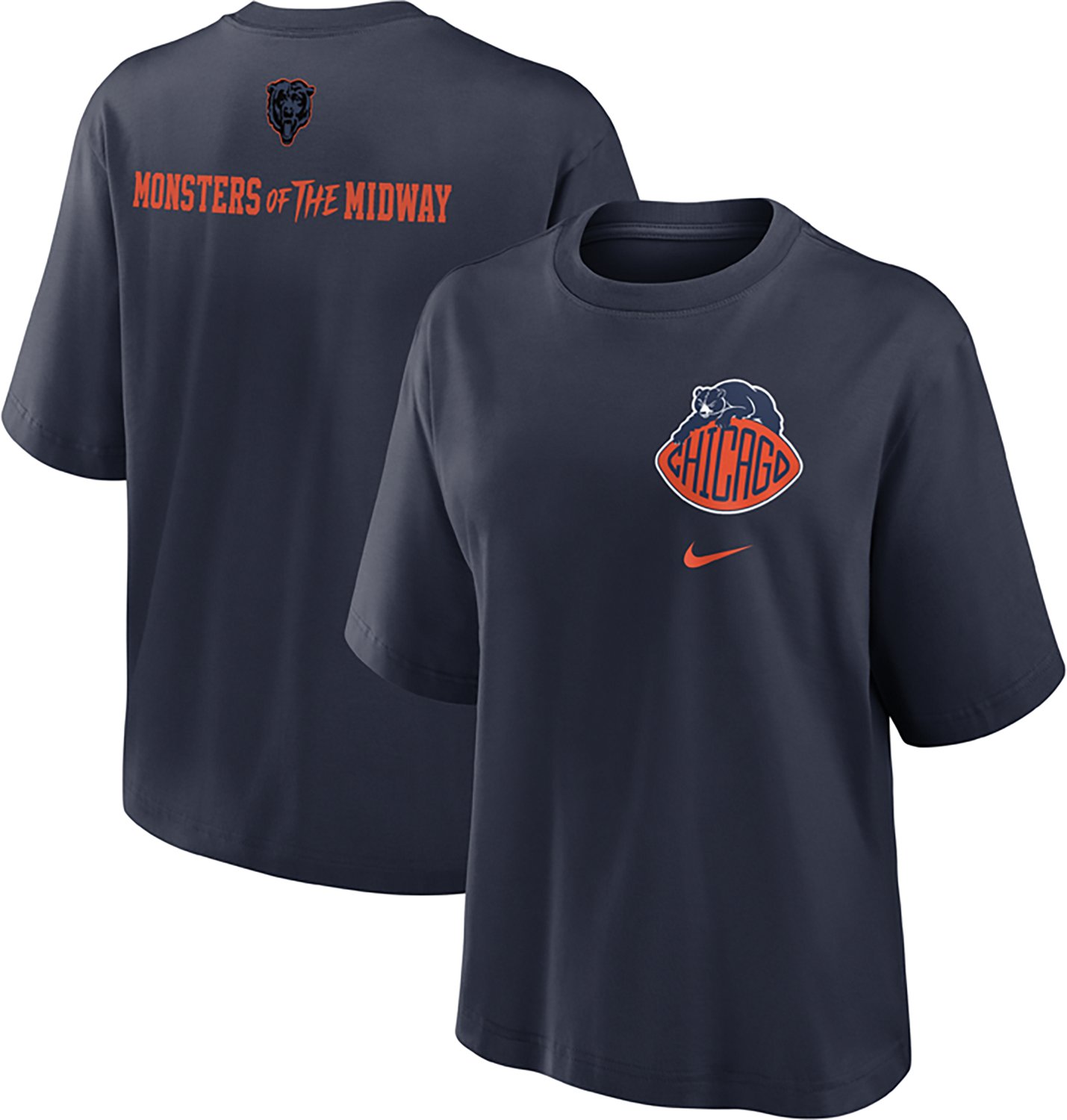 Nike Women's Chicago Bears Rivalries Boxy Graphic T-shirt