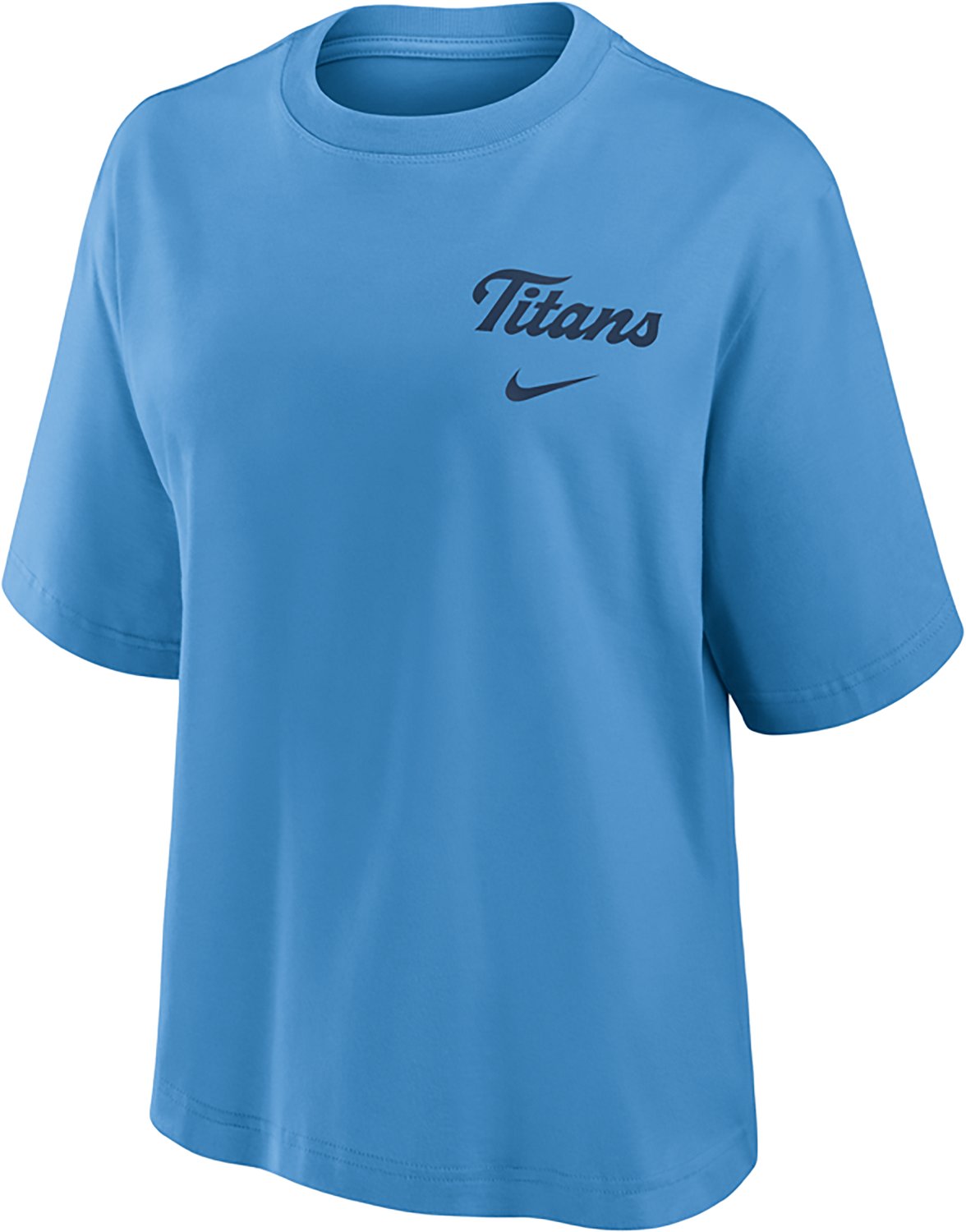 Nike Women's Tennessee Titans Rivalries Boxy Graphic T-shirt - view number 2