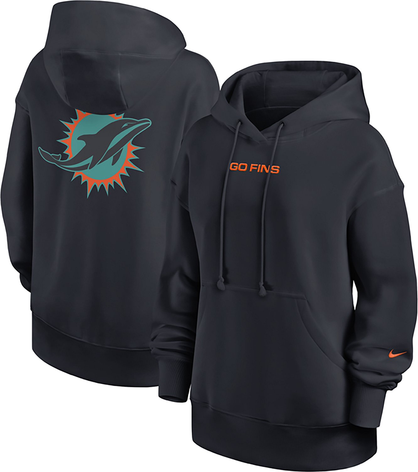 Nike Women's Miami Dolphins Rivalries Phoenix Oversized Hoodie