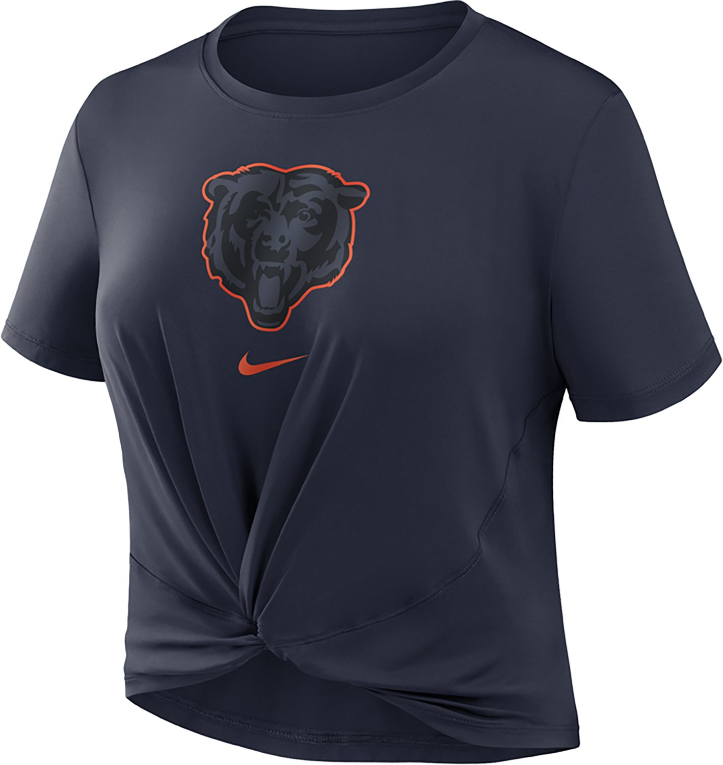 Nike Women's Chicago Bears Rivalries One Classic Slim Twist Graphic T-shirt - view number 2