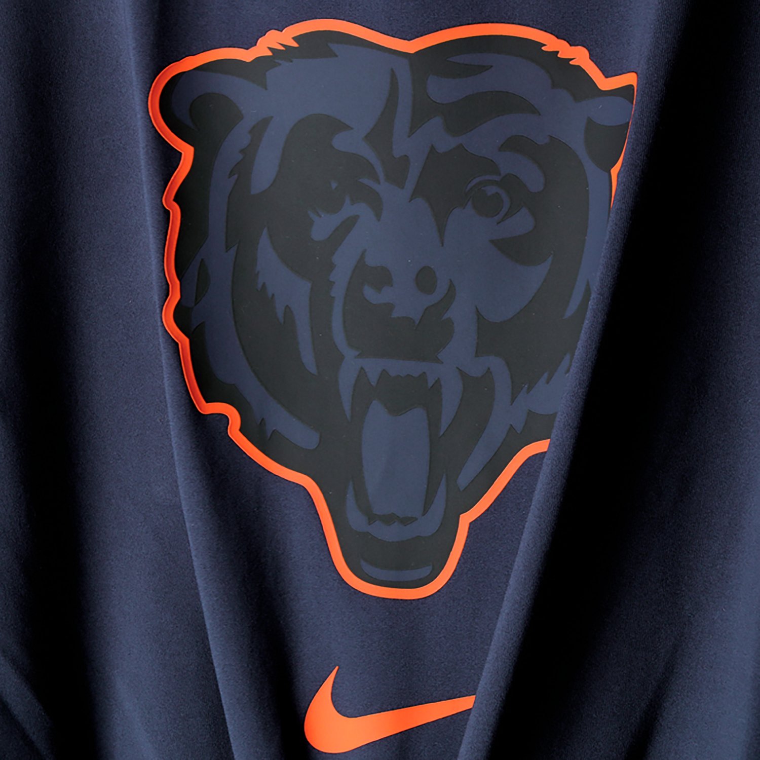 Nike Women's Chicago Bears Rivalries One Classic Slim Twist Graphic T-shirt - view number 5
