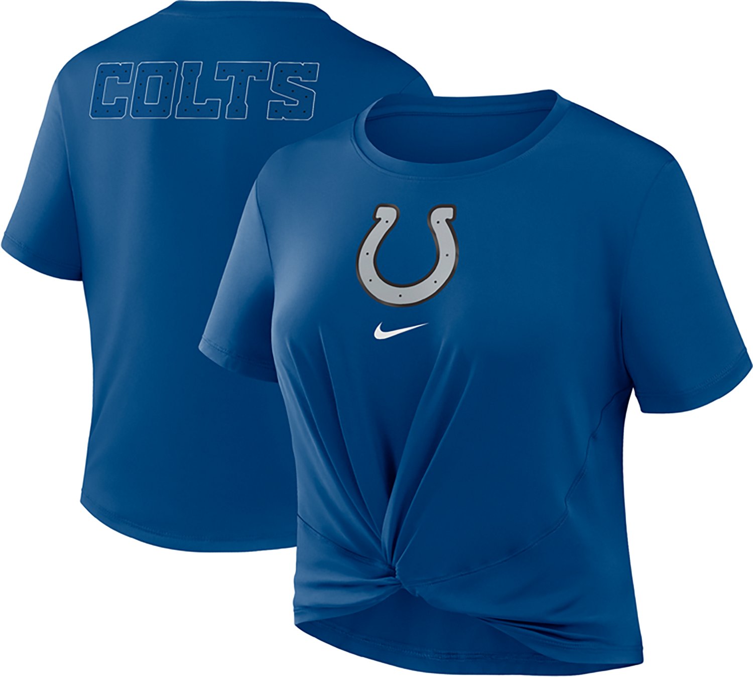 Nike Women's Indianapolis Colts Rivalries One Classic Slim Twist Graphic T-shirt