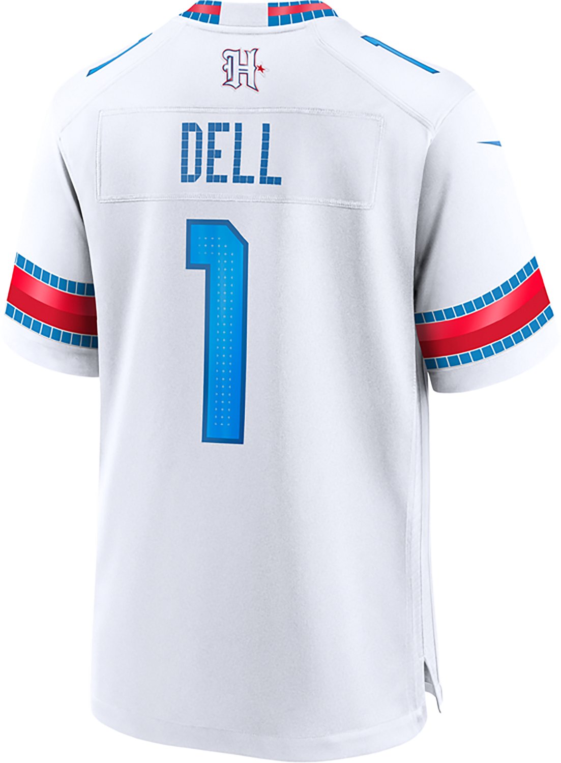 Nike Men's Houston Texans Tank Dell #1 Rivalries Game Jersey - view number 2