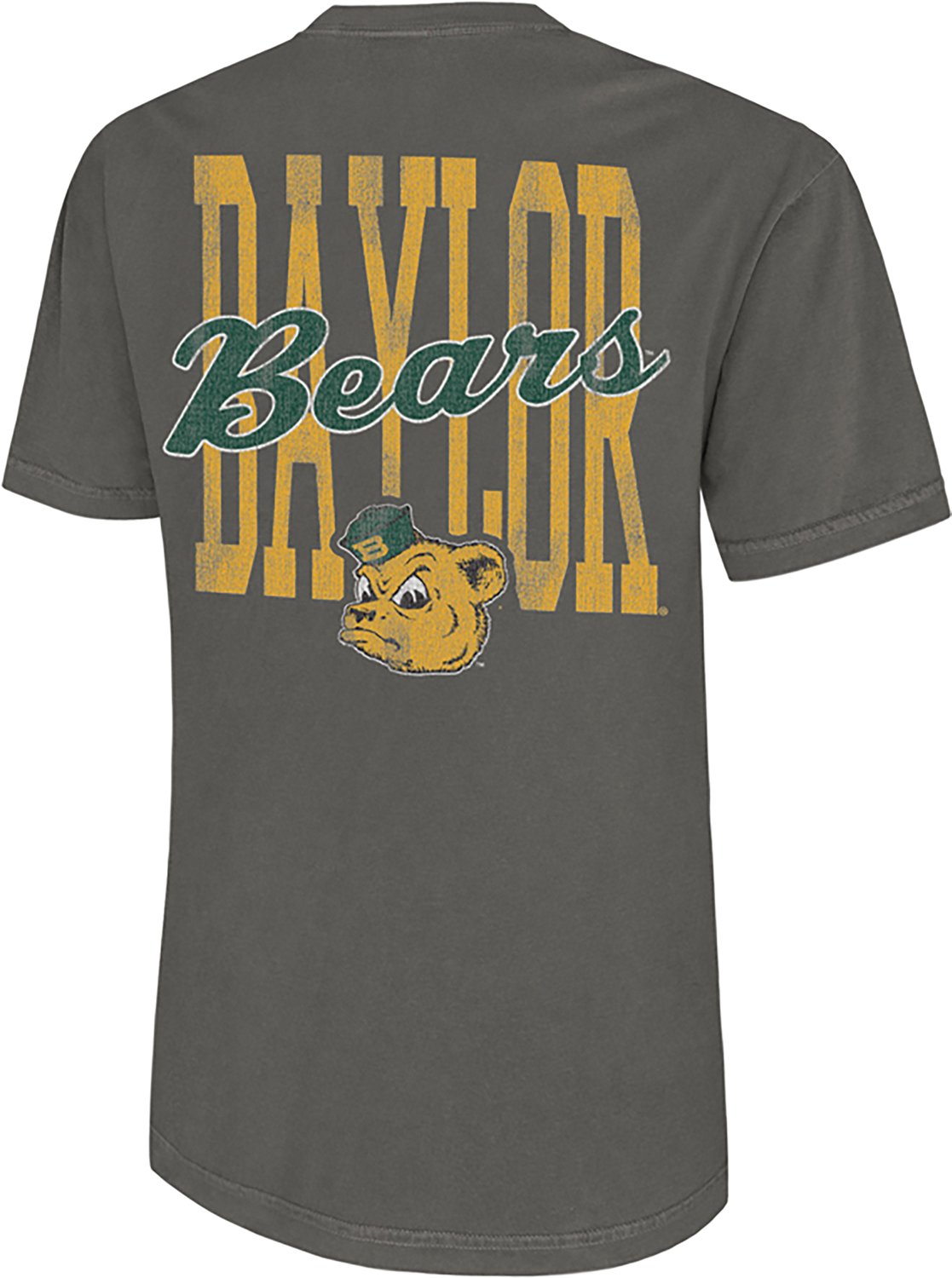 WILDCAT RETRO Men's Baylor University Script Bears Sailor Mascot Graphic T-shirt - view number 2
