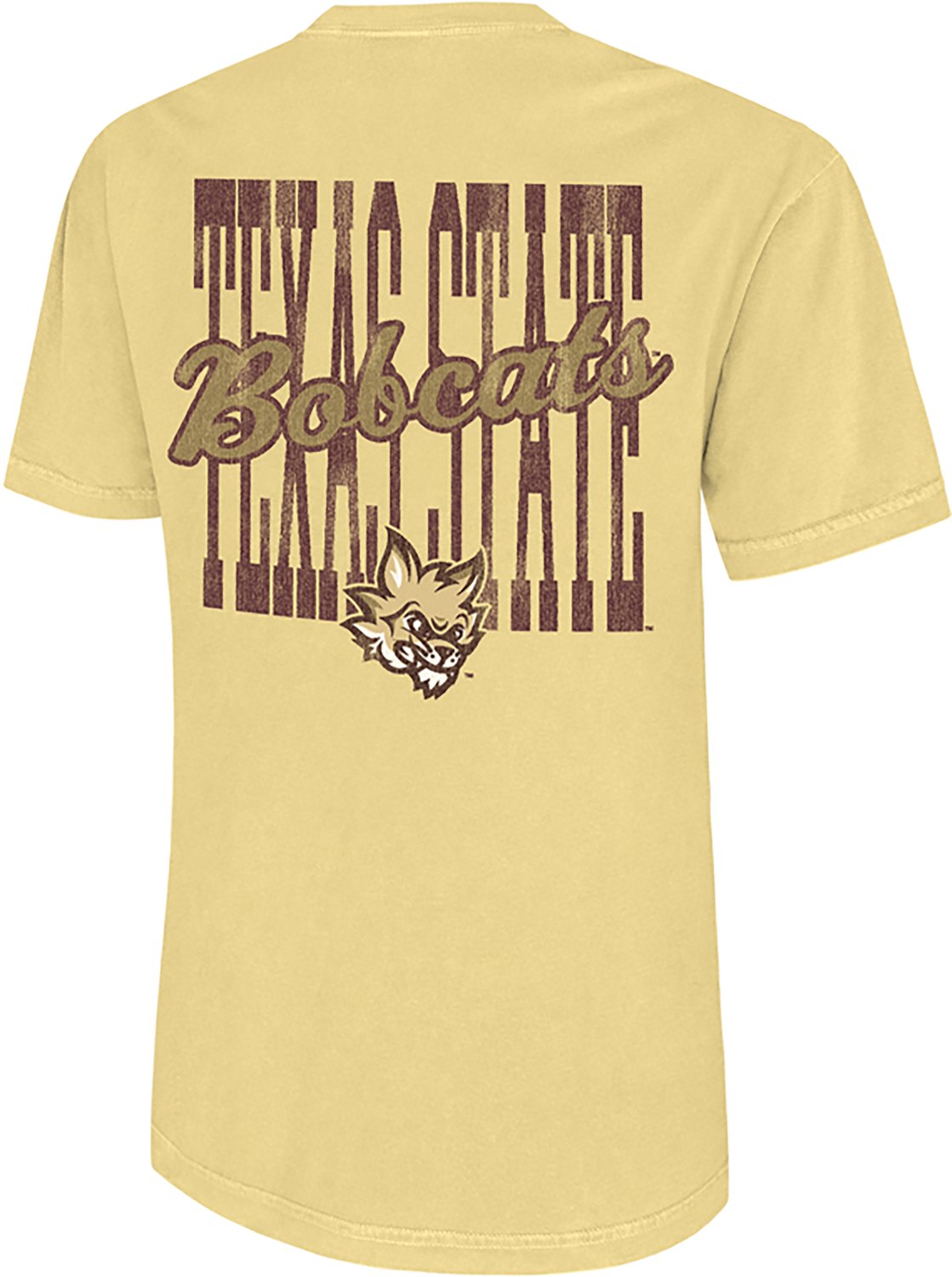 WILDCAT RETRO Men's Texas State University Script Graphic T-shirt