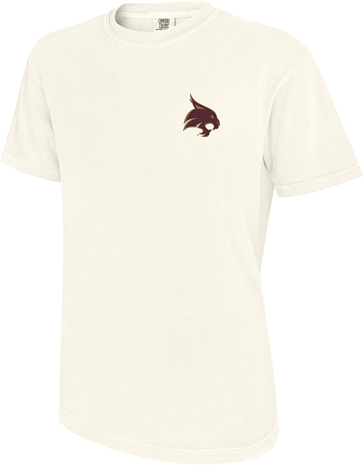 WILDCAT RETRO Men's Texas State University School Arch Mascot Graphic T-shirt - view number 2