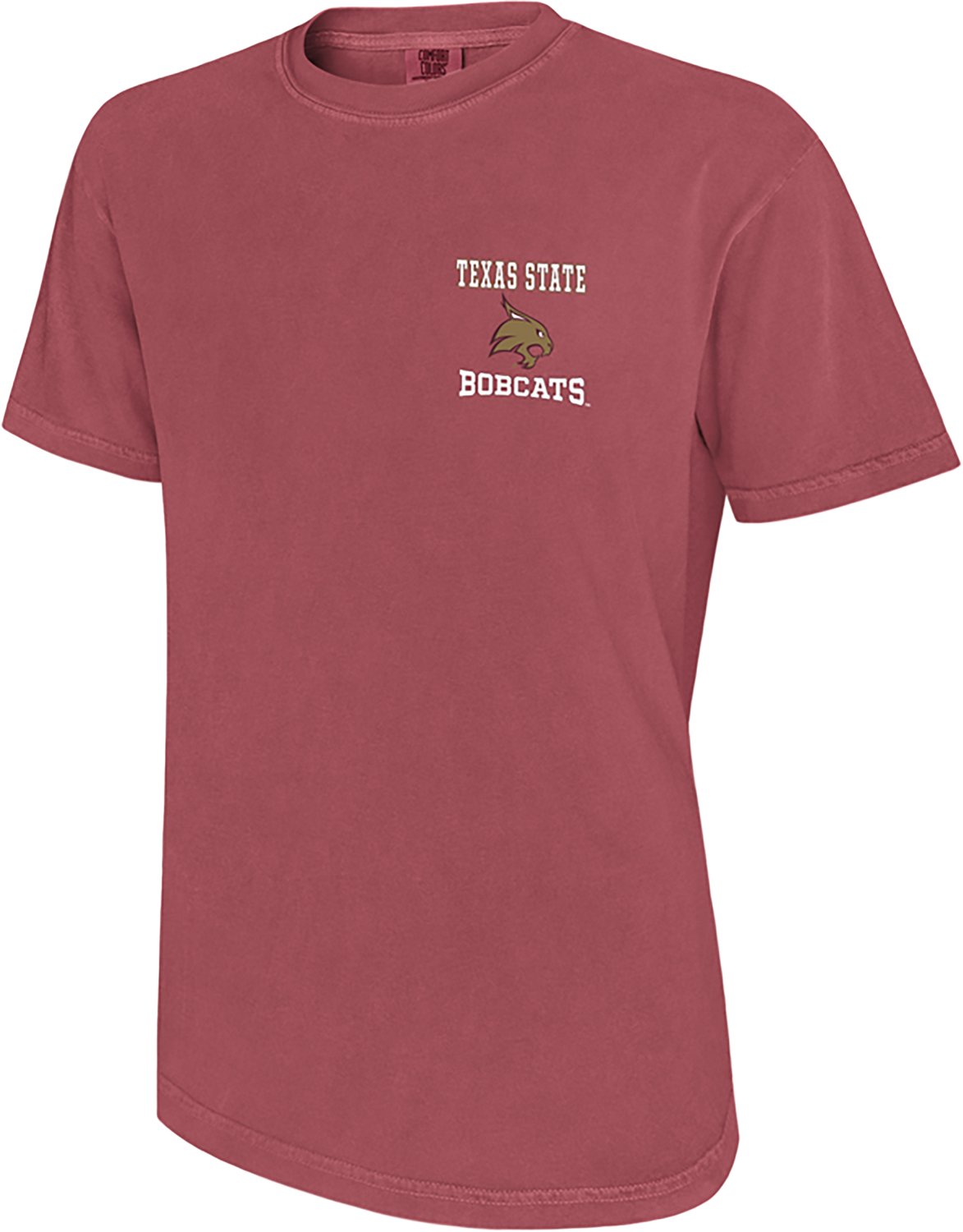 WILDCAT RETRO Men's Texas State University Mascot Circle Graphic T-shirt
