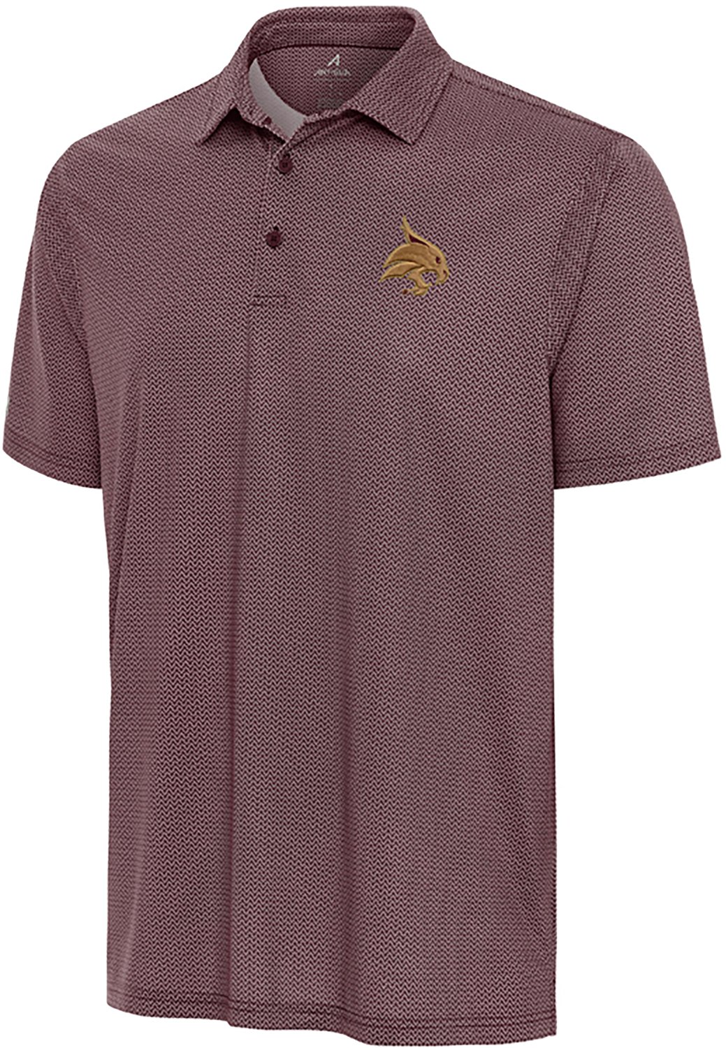 Antigua Men's Texas State Bobcats Trickle Polo