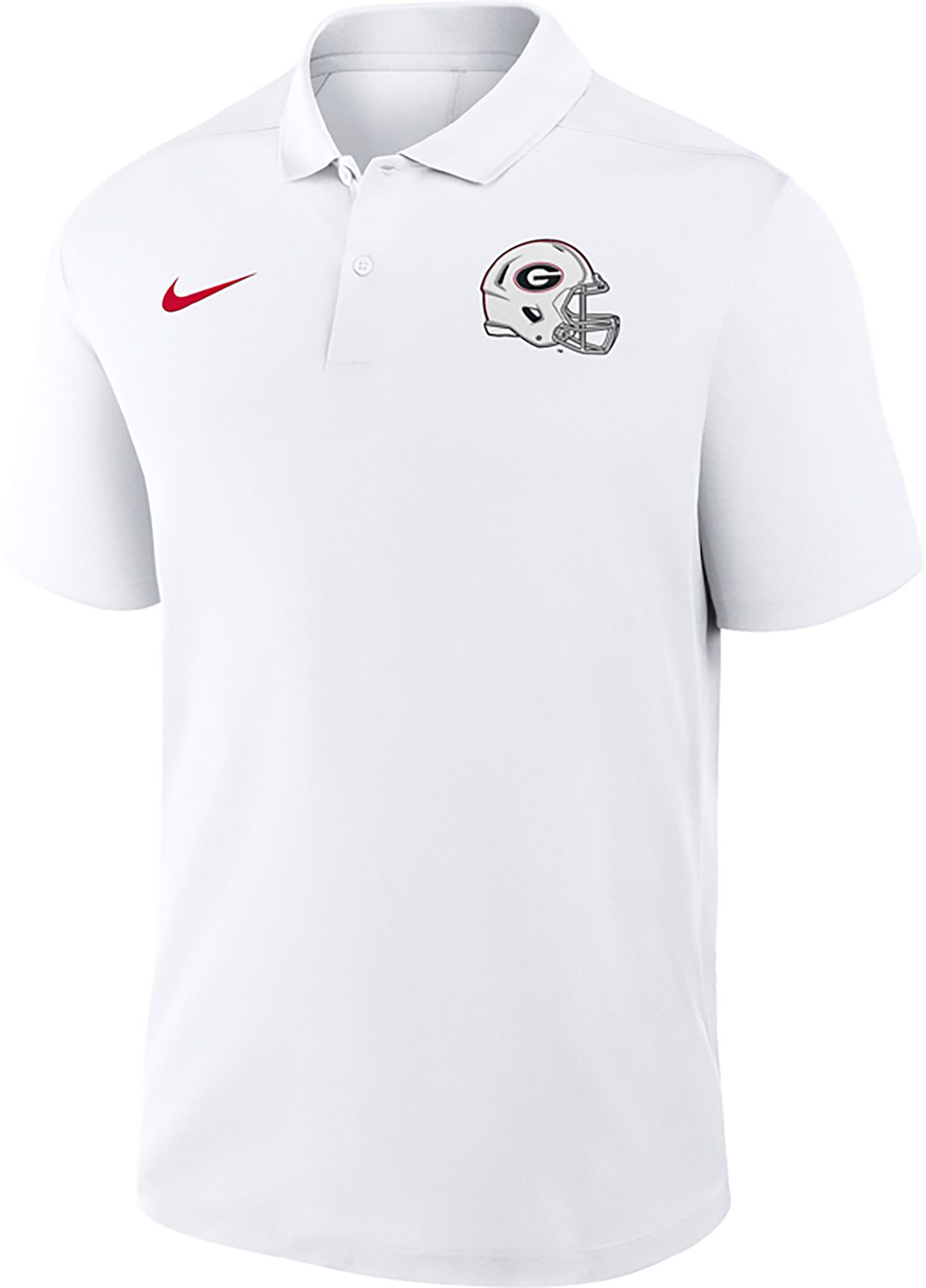 Nike Men's University of Georgia Football White Out DF Victory Polo Shirt - view number 2