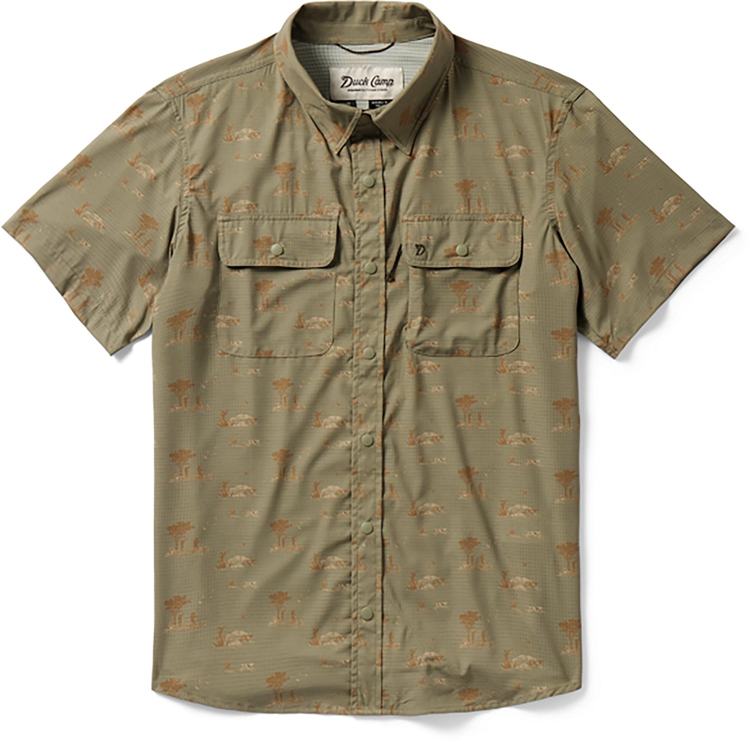 Duck Camp Men’s Cast & Blast Perforated Opening Day Print T-shirt