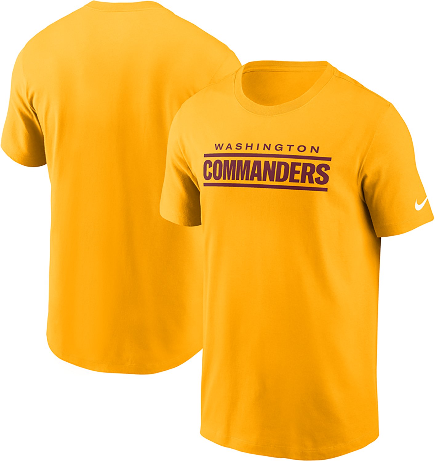Nike Men's Washington Commanders Wordmark Essential Graphic T-shirt