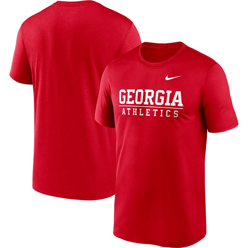 Nike Big Boys' and Girls' Red Georgia Bulldogs Legend Dri-fit T-Shirt - Red