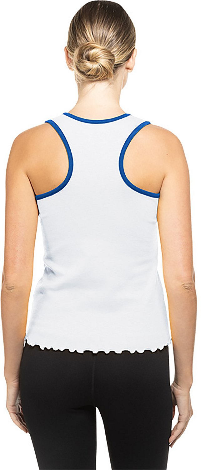 New Era Women's Kansas City Royals V-Notch Lettuce Hem Tank Top