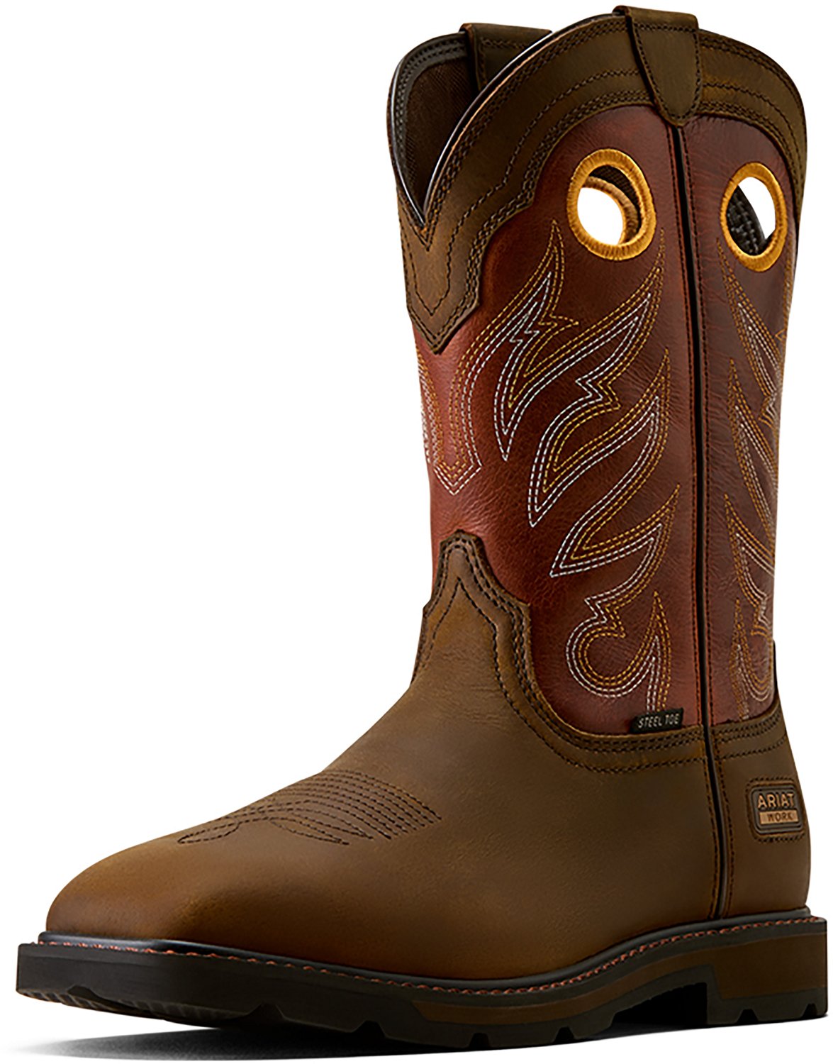 Ariat Men's Groundwork Wide Square Steel Toe Work Boots - view number 3