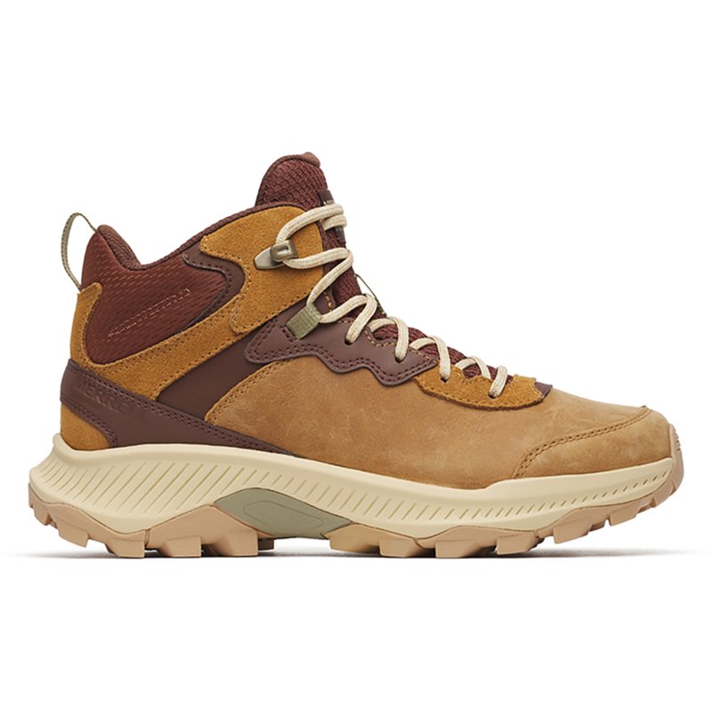 Merrell Men's Speed Strike 2 Mid Leather Waterproof Hiking Boots, Size 9.5, Cabin