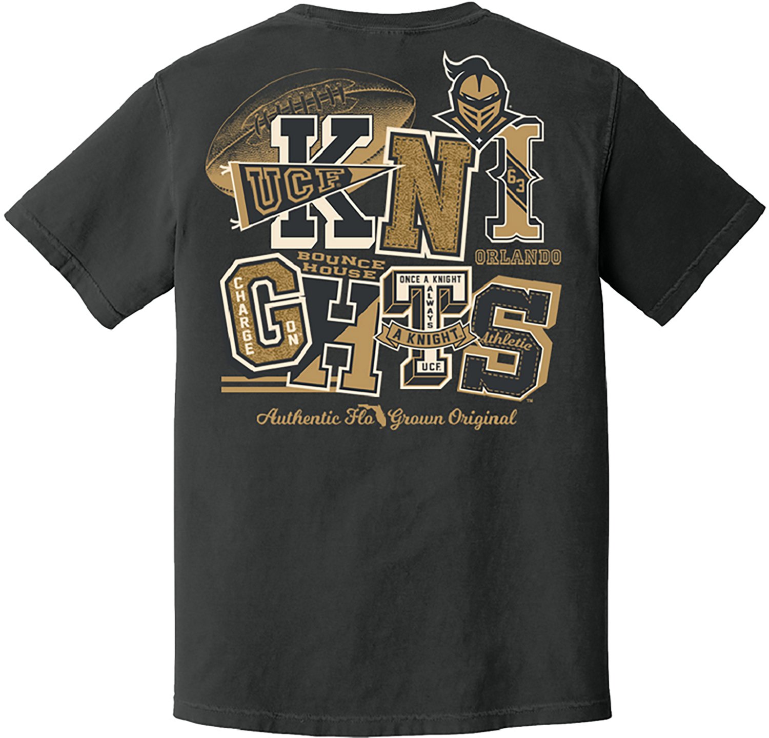 FLOGROWN Women's University of Central Florida Varsity Letters Graphic T-shirt