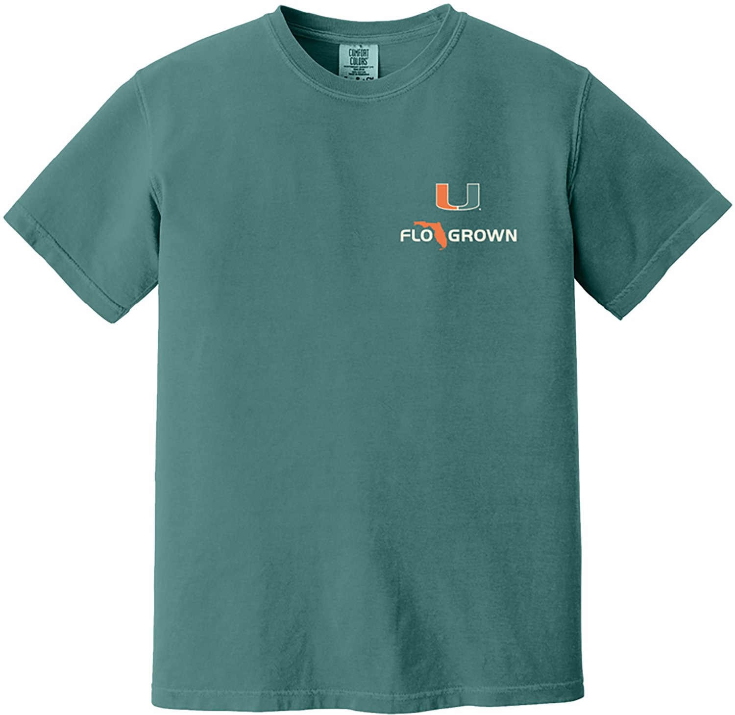 FLOGROWN Women's University of Miami Varsity Letters Graphic T-shirt