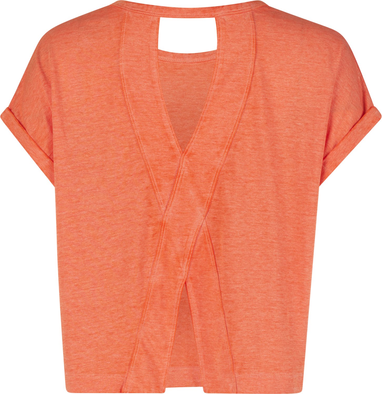 BCG Women's Keyhole Burnout Cropped Short Sleeve T-shirt - view number 6