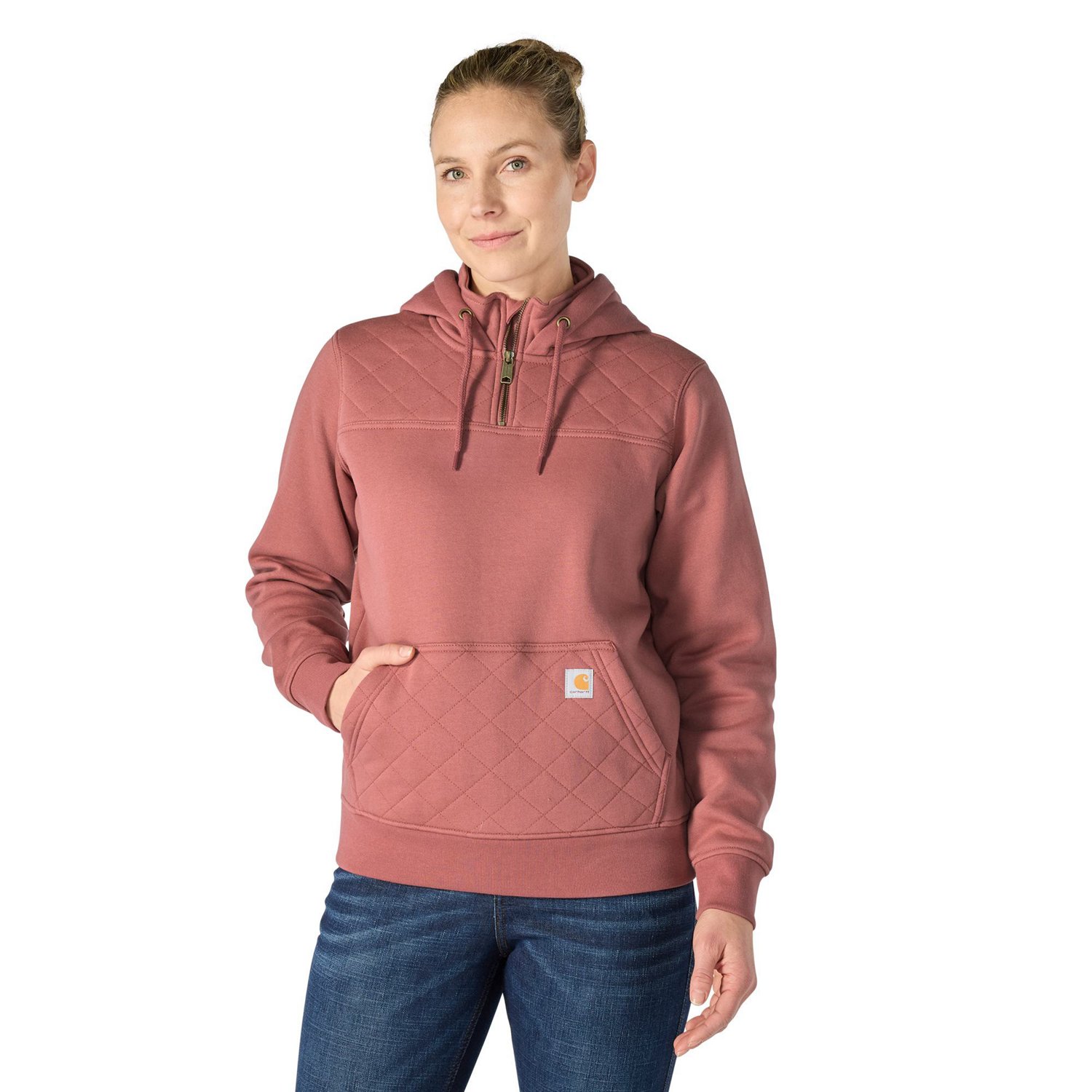 Carhartt Women's Paxton Quilted Quarter-Zip Sweatshirt
