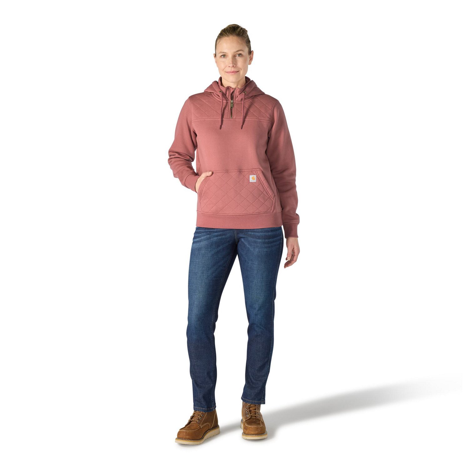 Carhartt Women's Paxton Quilted Quarter-Zip Sweatshirt - view number 6