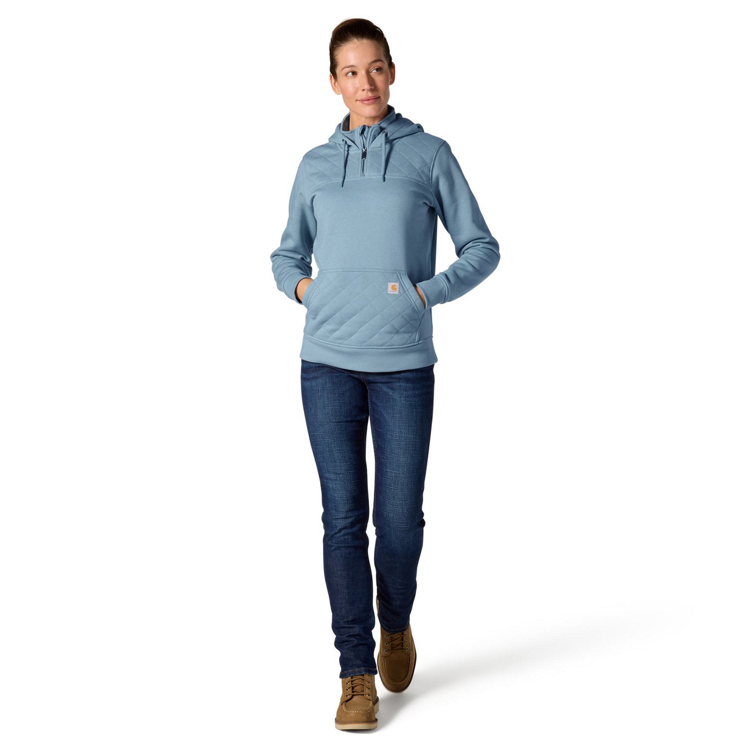 Carhartt Women's Paxton Quilted Quarter-Zip Sweatshirt - view number 6