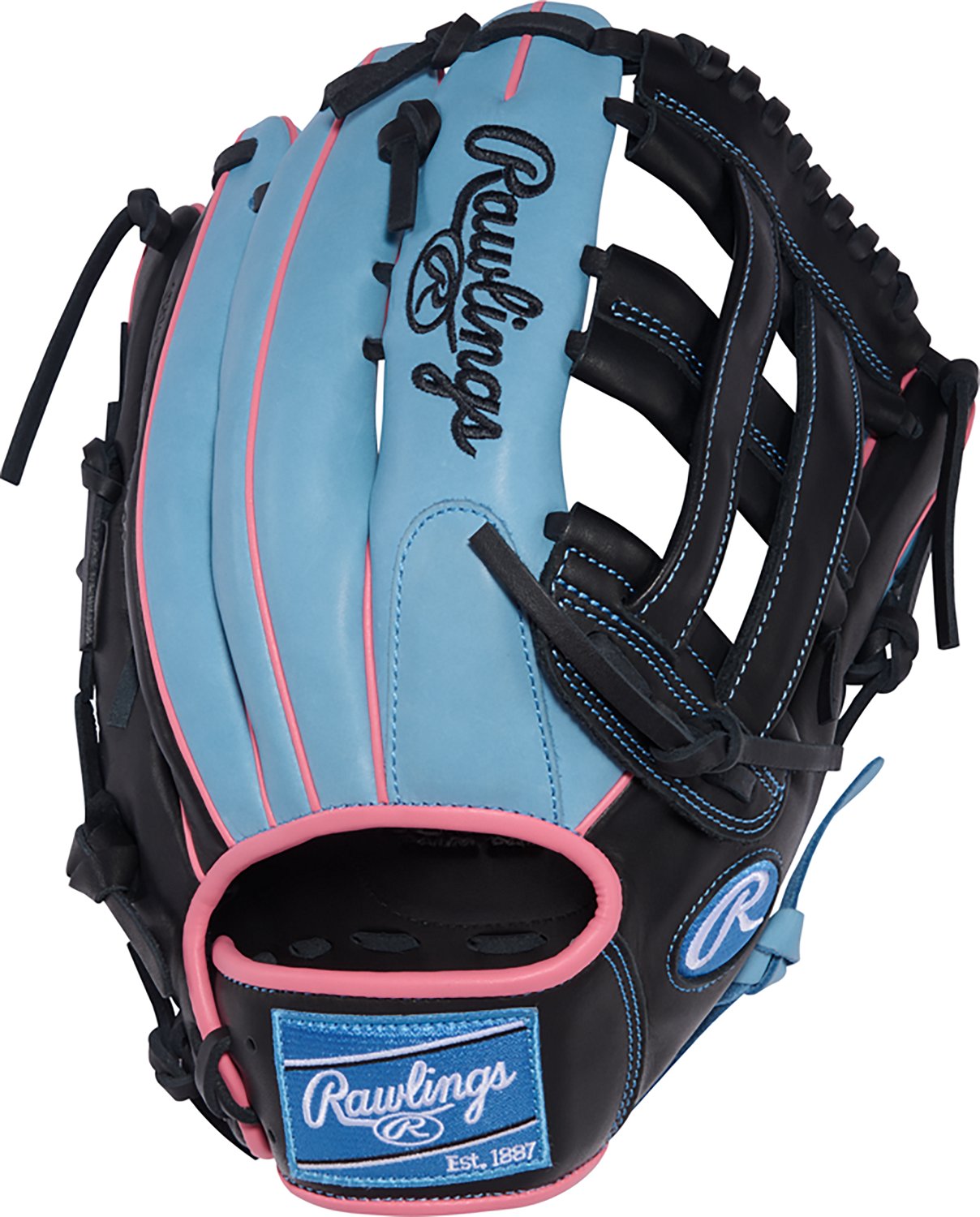 Rawlings 12.75" Adults' R9 Pro H-Web Outfield Fielding Baseball Glove