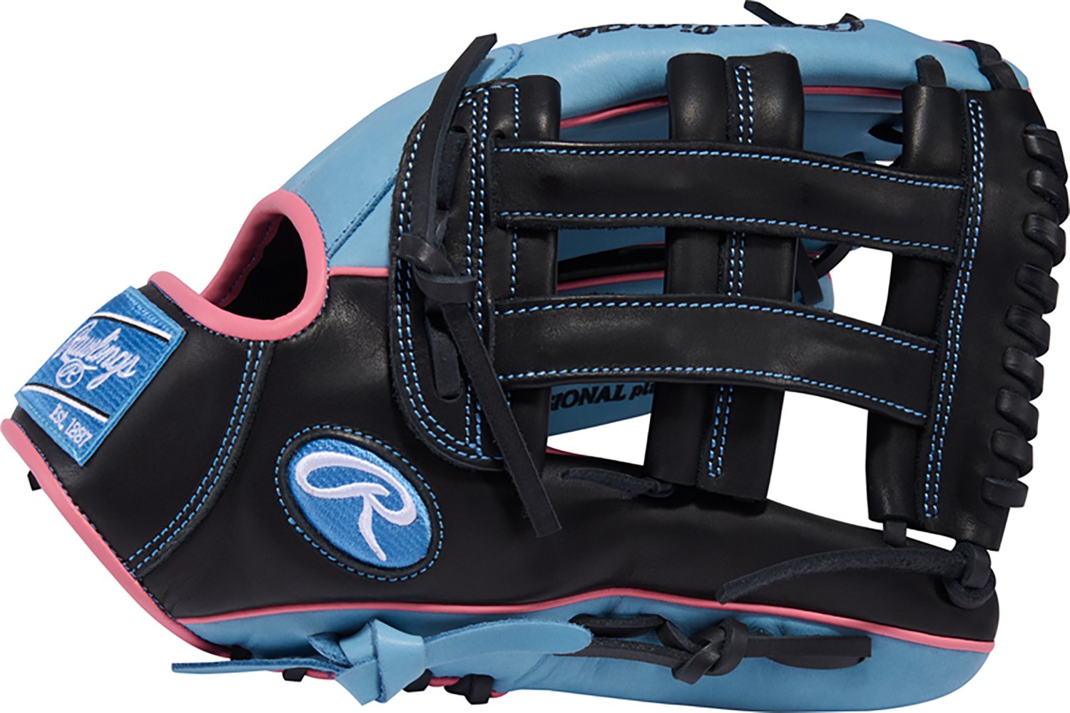 Rawlings 12.75" Adults' R9 Pro H-Web Outfield Fielding Baseball Glove