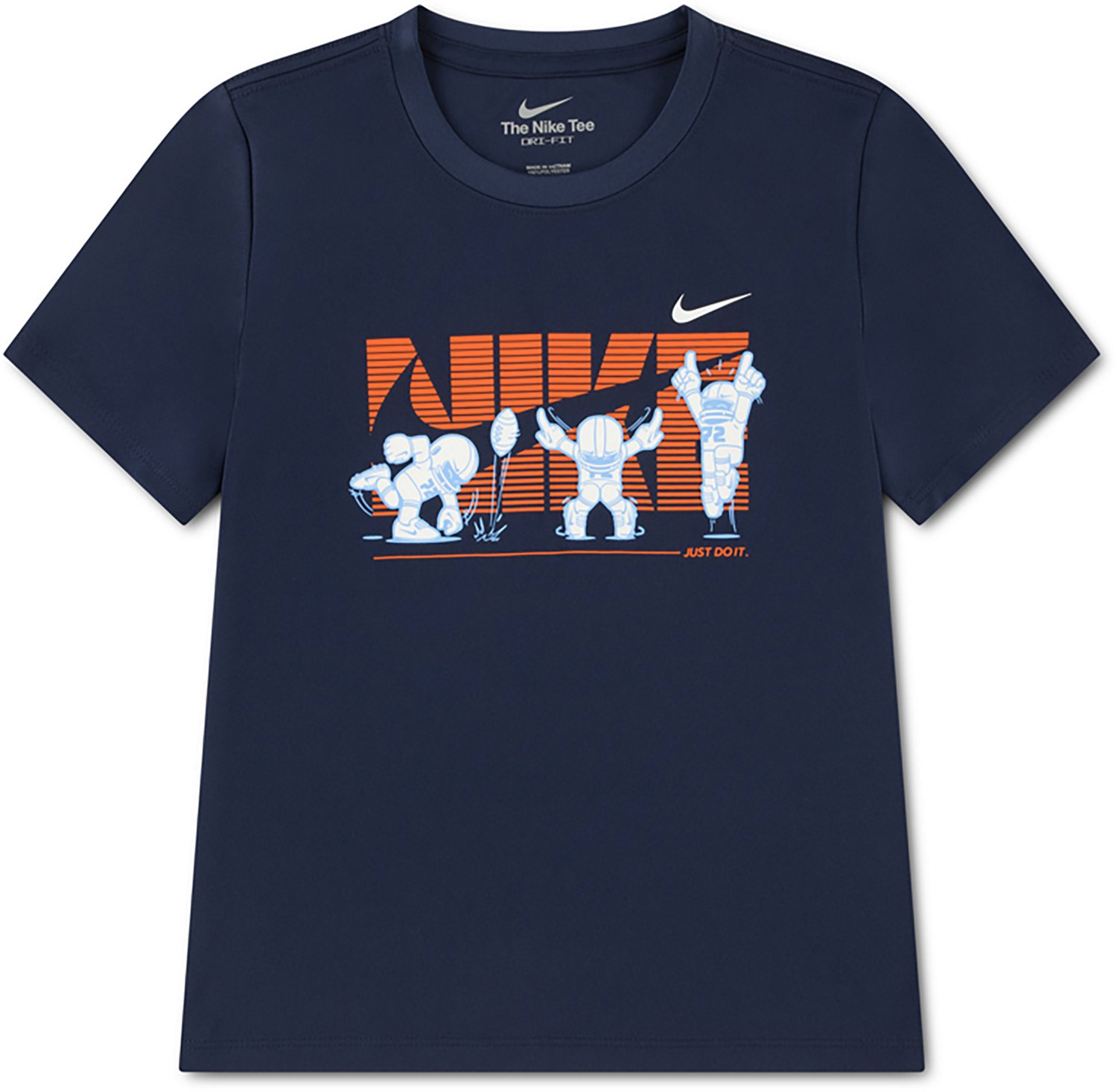Nike Boys' 4-7 End Zone Short Sleeve T-shirt