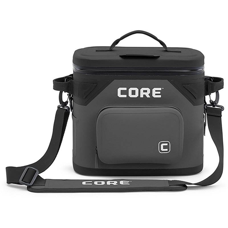 CORE Equipment CLIMAKEEP Magnetic 12-Can Soft Cooler, Charcoal