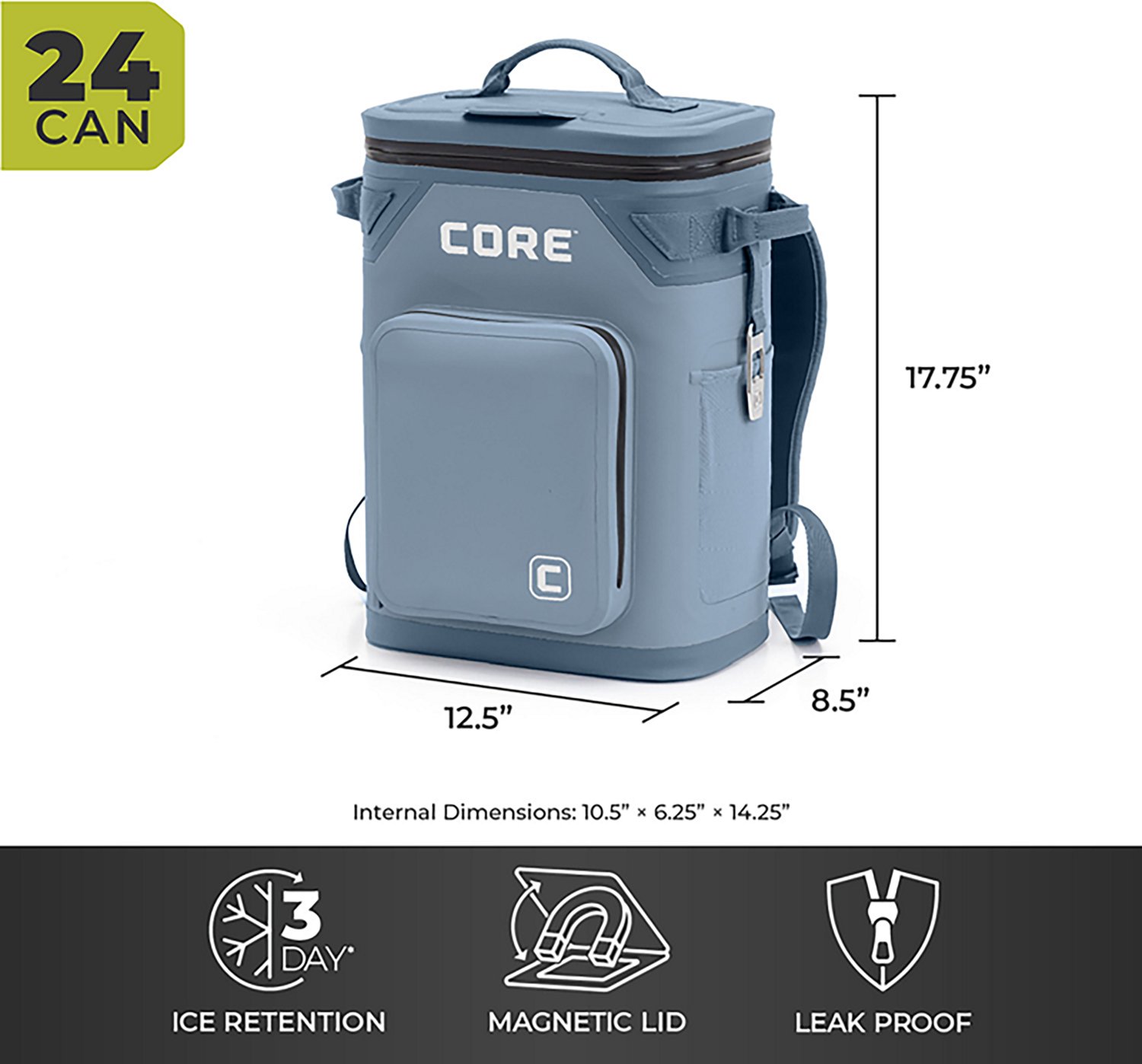 CORE Equipment Climakeep 24 Can Backpack Cooler - view number 2