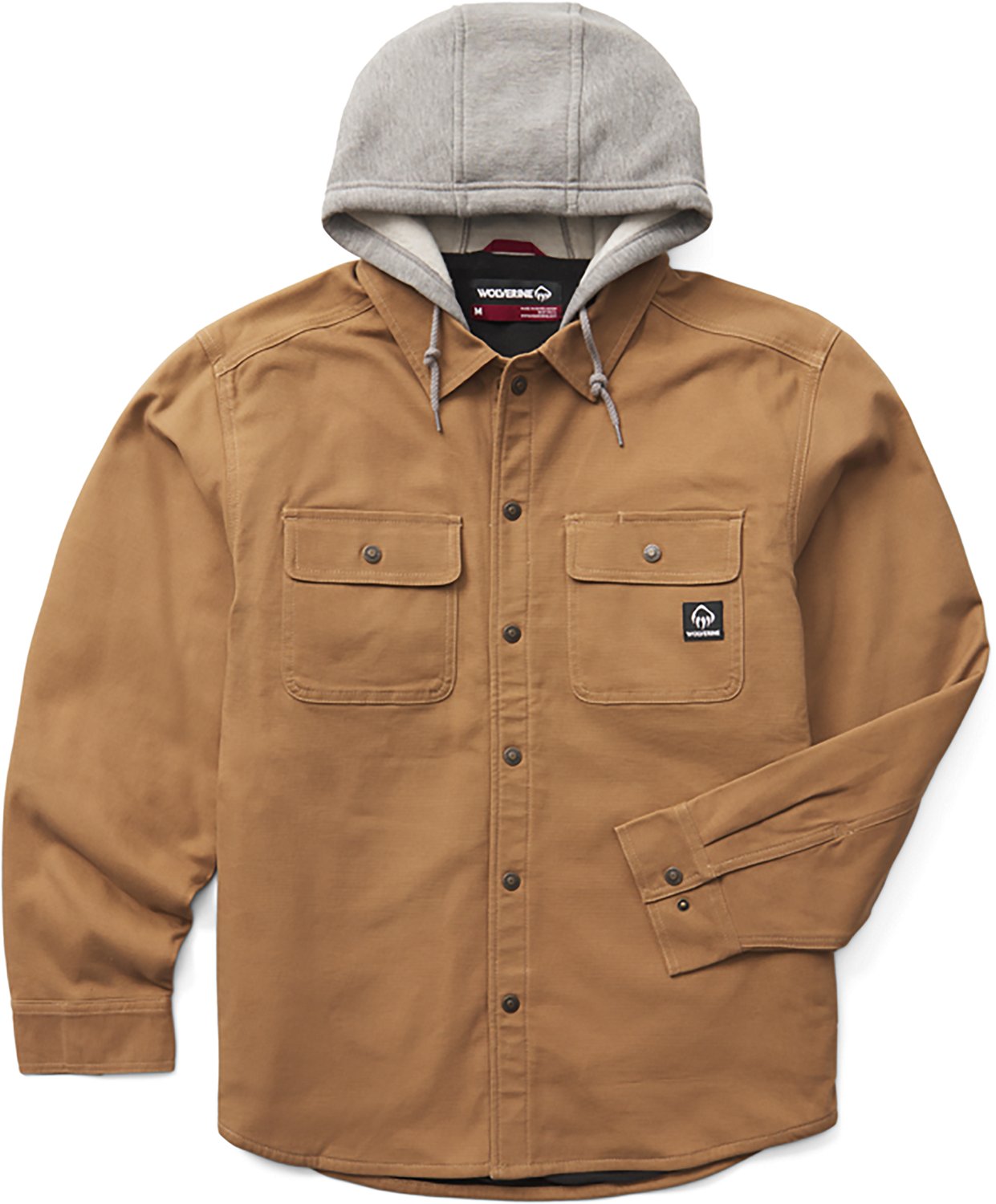 Wolverine Men's Overman II Canvas Hooded Shirt Jacket