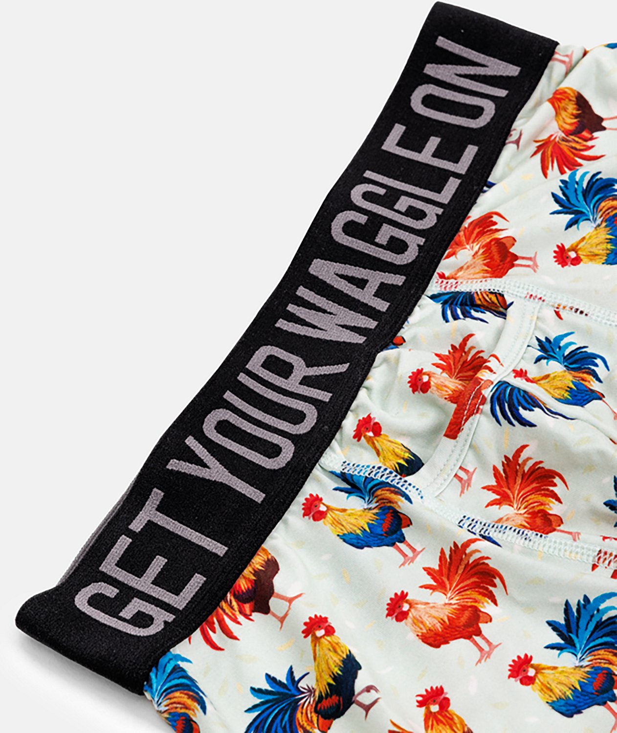 Waggle Men's Cocky Rooster Caddie Boxer Briefs - view number 4